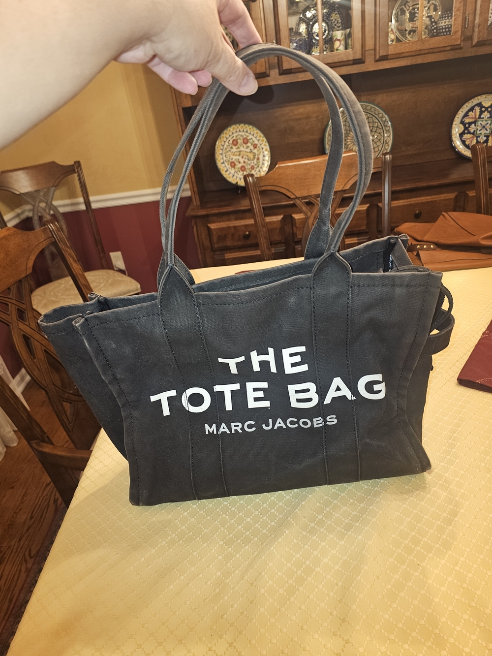 Marc Jacobs 16" The Tote Bag in Black - Picture 2 of 16